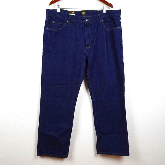 Lee Bootcut Jeans Men's Size 42x30 Blue Denim Regular Fit - Picture 1 of 10